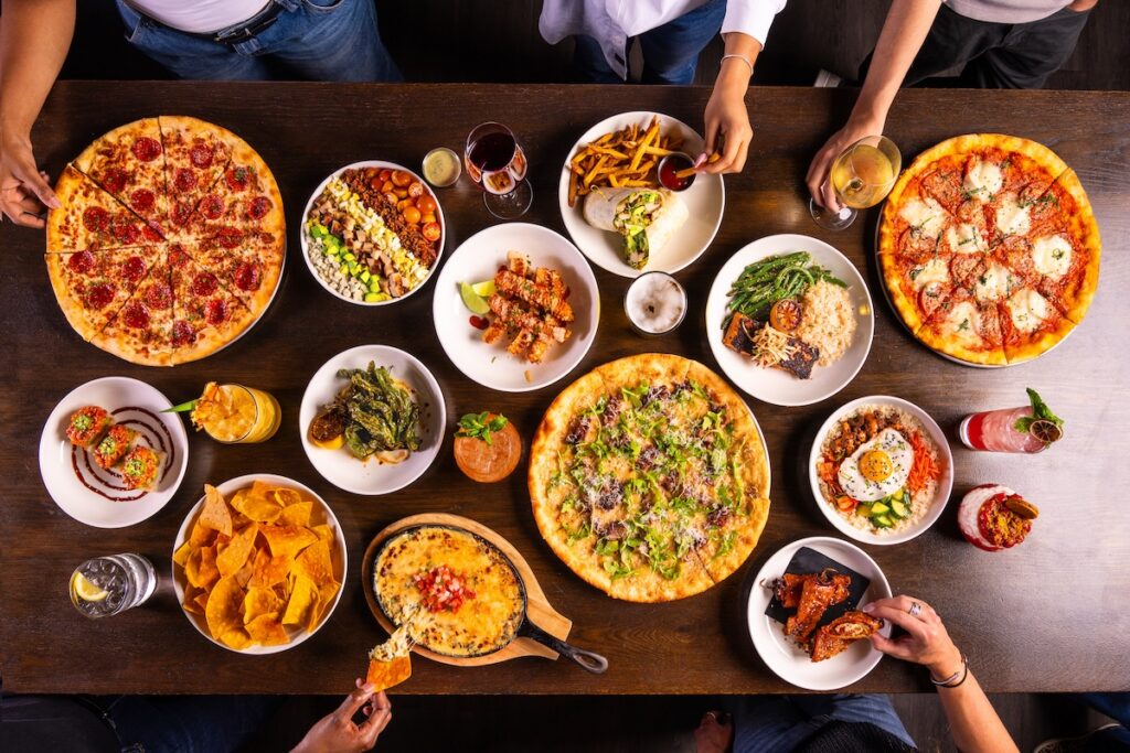 Puttery Scratch Kitchen | Full Table Scape of Menu Items