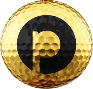 Puttery golf-ball logo